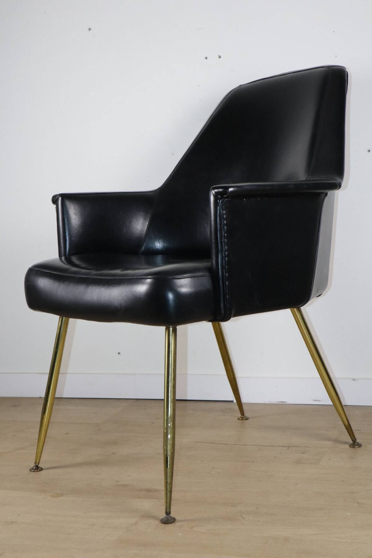 Fauteuil vintage Carlo Pagani pour Arflex, années 50