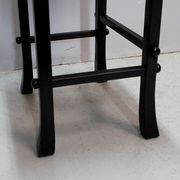 Chinese pull out tables in lase black