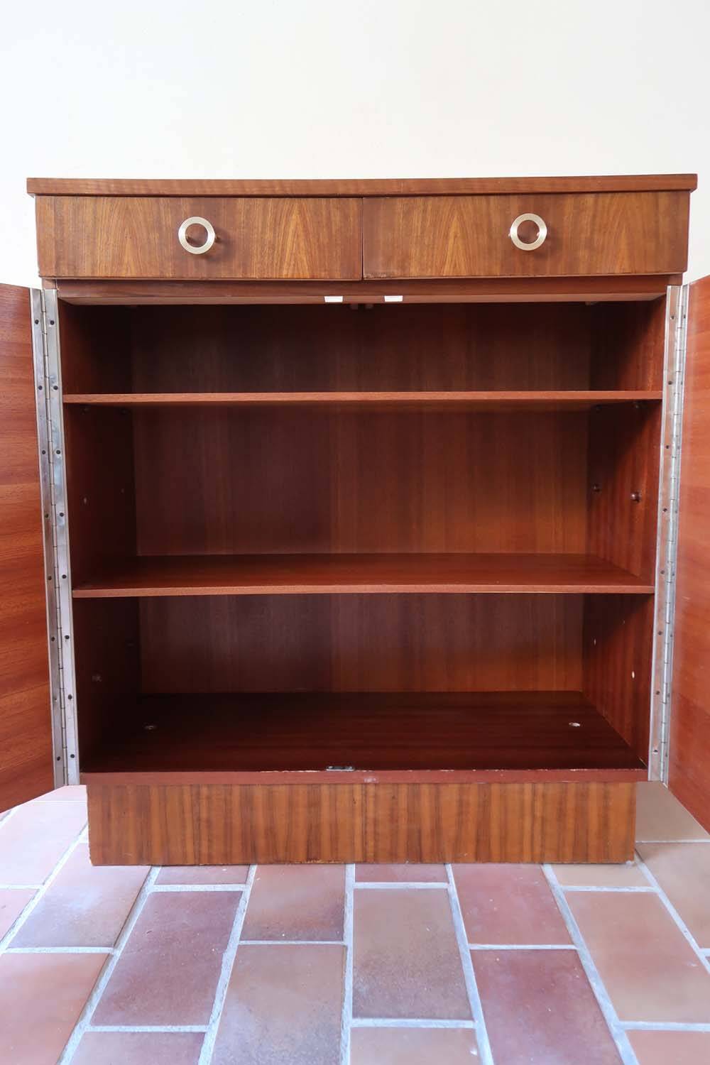 Vintage shoe cabinet