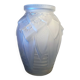 Vase années 30 Art Déco signé Muller Frères Luneville fleurs stylisées