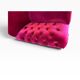 XL vintage fuchsia baroque armchair/sofa