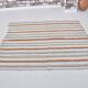 Tapis Kilim coloré tissé à la main