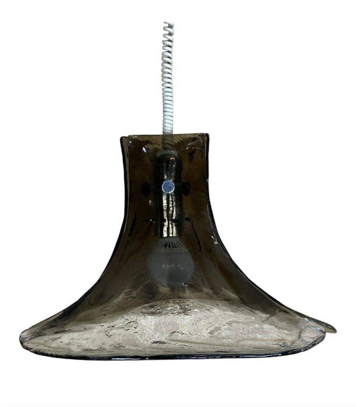 60s 70s lamp light hanging lamp Kalmar Franken KG Tulip glass 60s 70s