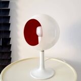 Lampe à table à globe oculaire de l'ère spatiale, Anvia, avec du métal, Jaren 1960