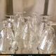 Suite of 7 glasses with cooked wine or port crystal st louis model jersey
