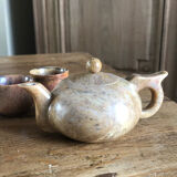 Polished stone tea set