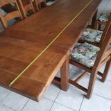 Oak farmhouse table