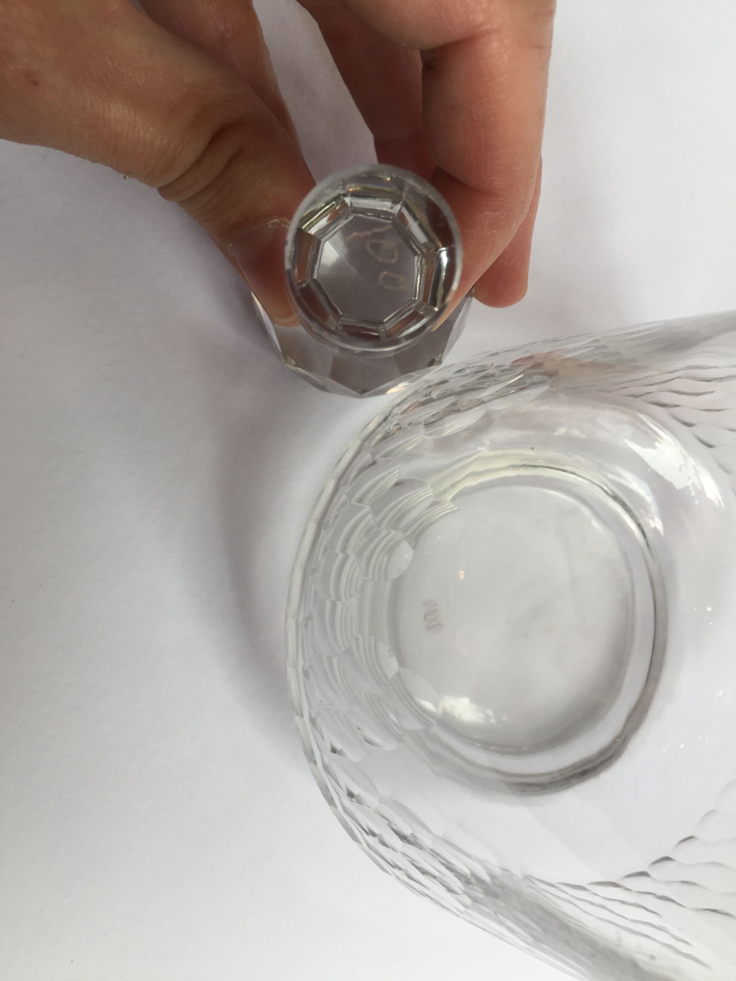 Baccarat crystal carafe