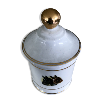 Limoges porcelain covered pot