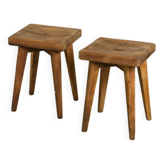 Tabourets par Christian Durupt, Meribel circa 1960