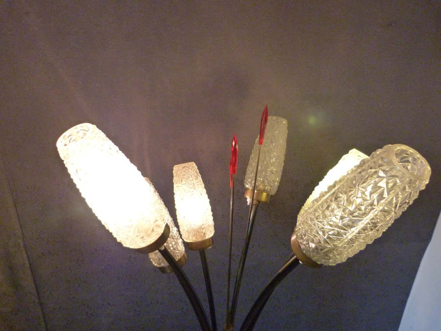 Lampadaire à branches des années 60