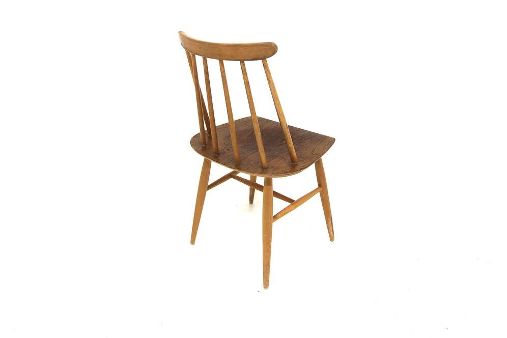 Set of 6 "Fanett" teak chairs by Ilmari Tapiovaara, Sweden, 1960