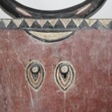 African Art Mask carved wooden palette Ivory Coast Baoule height 87 cm