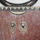 African Art Mask carved wooden palette Ivory Coast Baoule height 87 cm