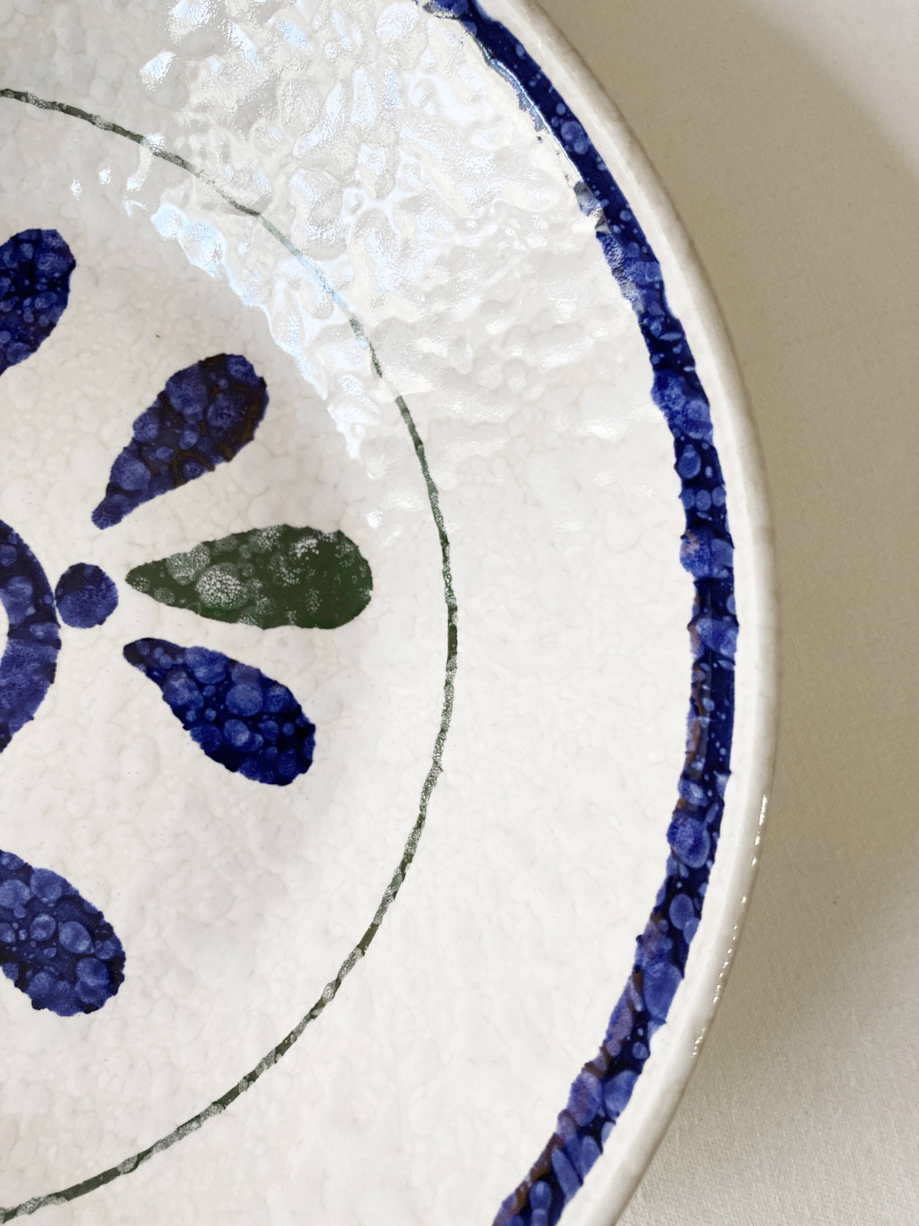 9 soup plates by Toy-Riont, Salins earthenware