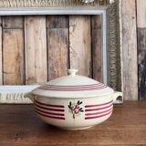 Gien iron clay soup tureen
