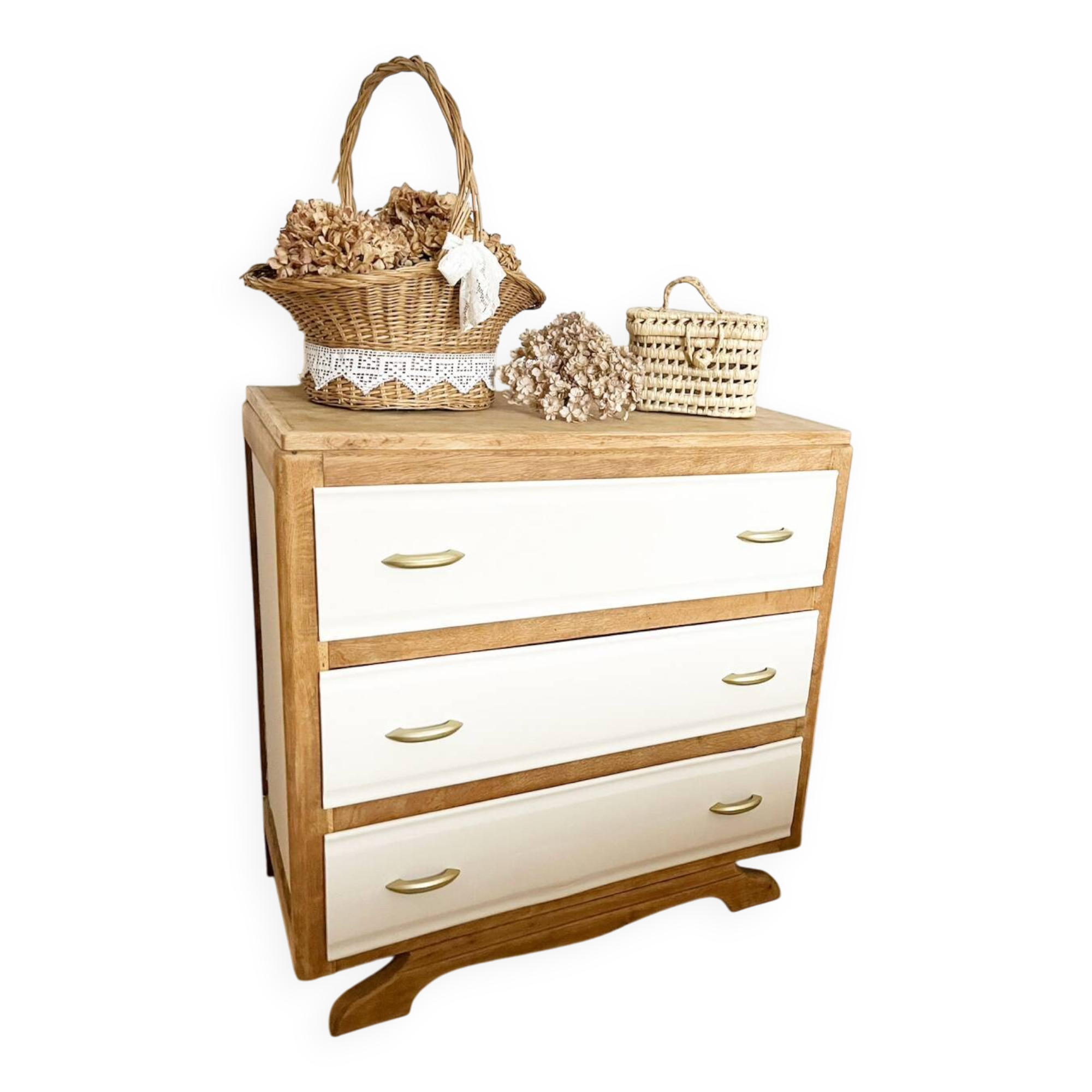 Commode en bois, années 60