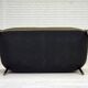 1960s, Danish 2-seater sofa, green furniture velour, beech wood.