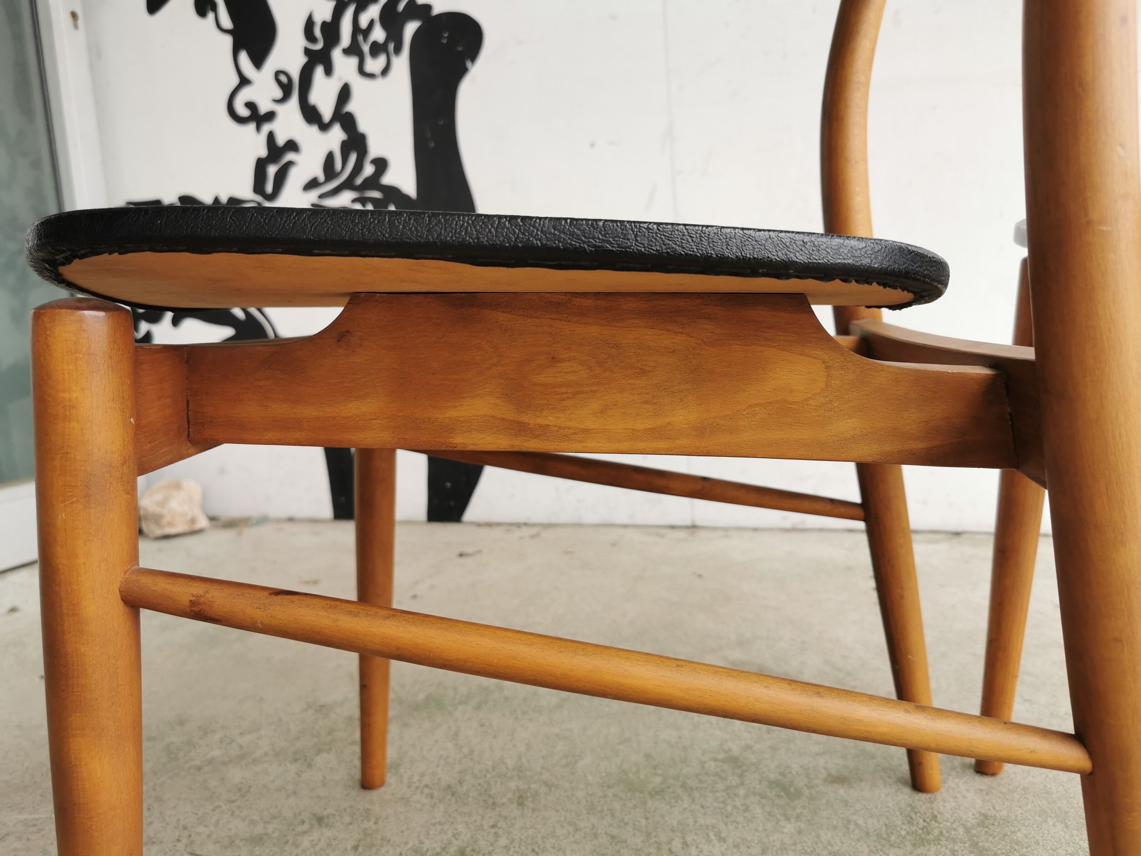 Vintage pair of scandinavian chairs 1960's