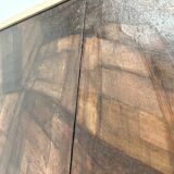 Abstract diptych "deconstructed architecture", France 1970