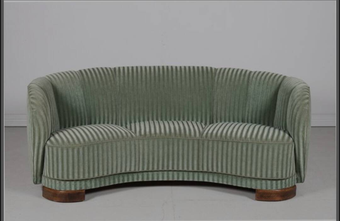 Art Deco banana sofa 1940