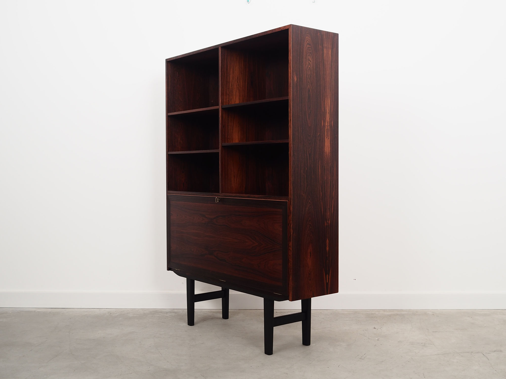 Rosewood bookcase, Danish design, 1960s, designer Carlo Jensen, manufacturer Hundevad