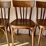 set of 6 bentwood bistro chairs from the 1950s