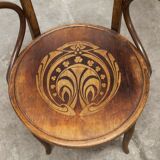 Baumann office chair 1914 curved wood