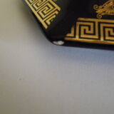 Porcelain candy maker hand-decorated with 24 carat gold Greece 70