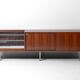 Rare mid-century sideboard bar unit in teak by Belform, 1960