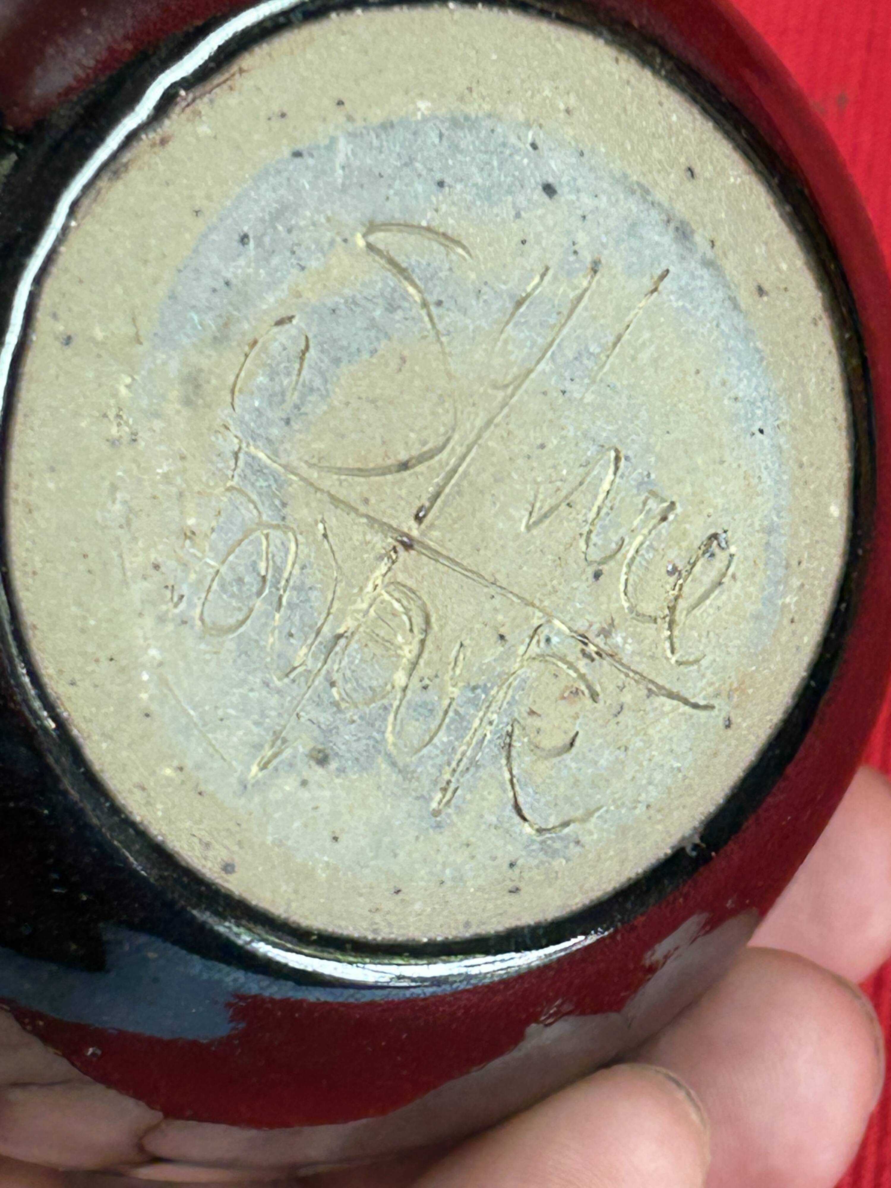 Contemporary ceramic soliflore to identify 9 x H 11 cm