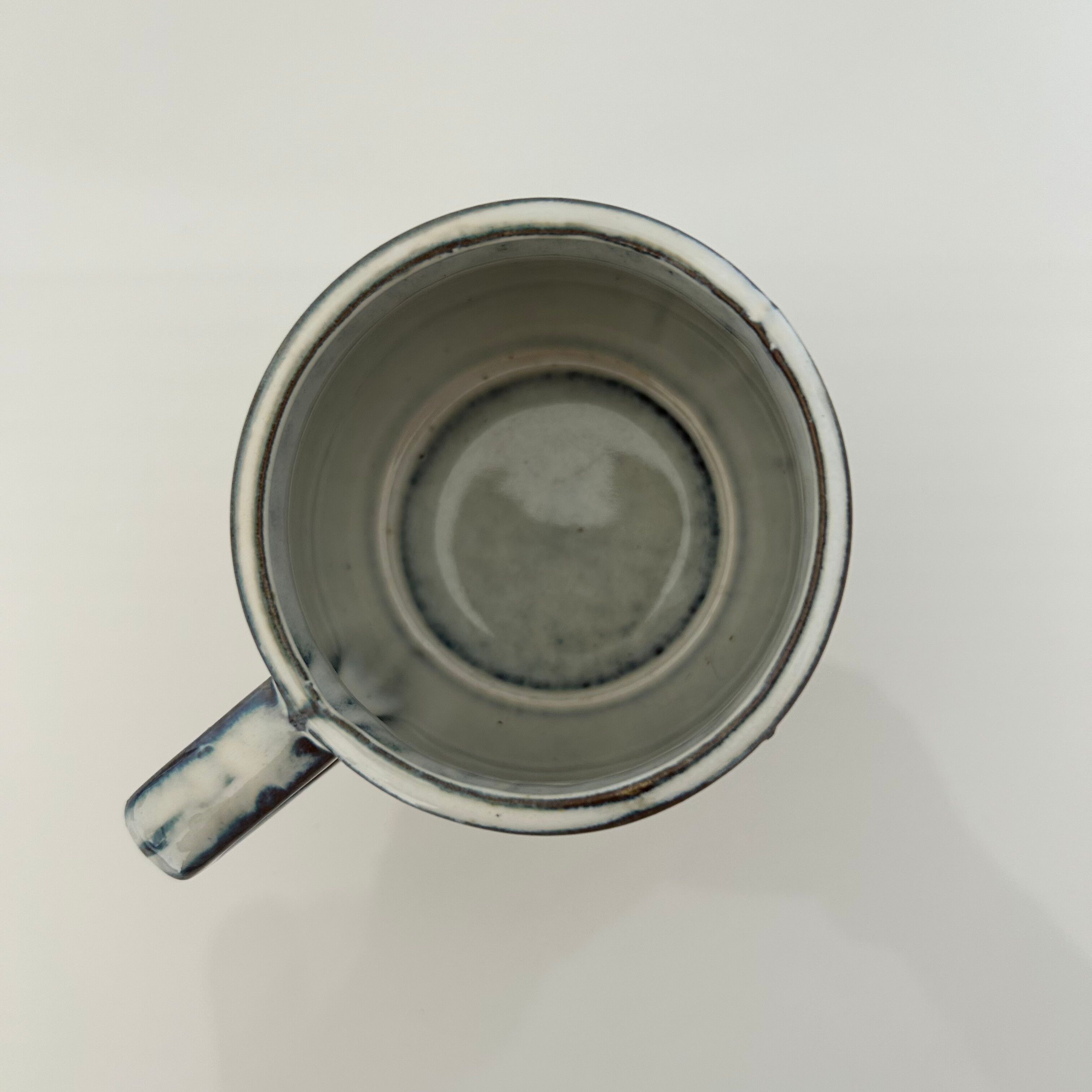 Blue and grey gradient mug