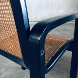 Italian Design Bentwood & Webbing Armchair, 1970s