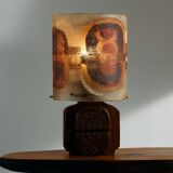 Lampe de table brutaliste