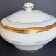 Fine white porcelain soup tureen from Limoges.