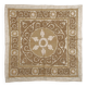 Vintage hand-embroidered tablecloth 129x138 cm