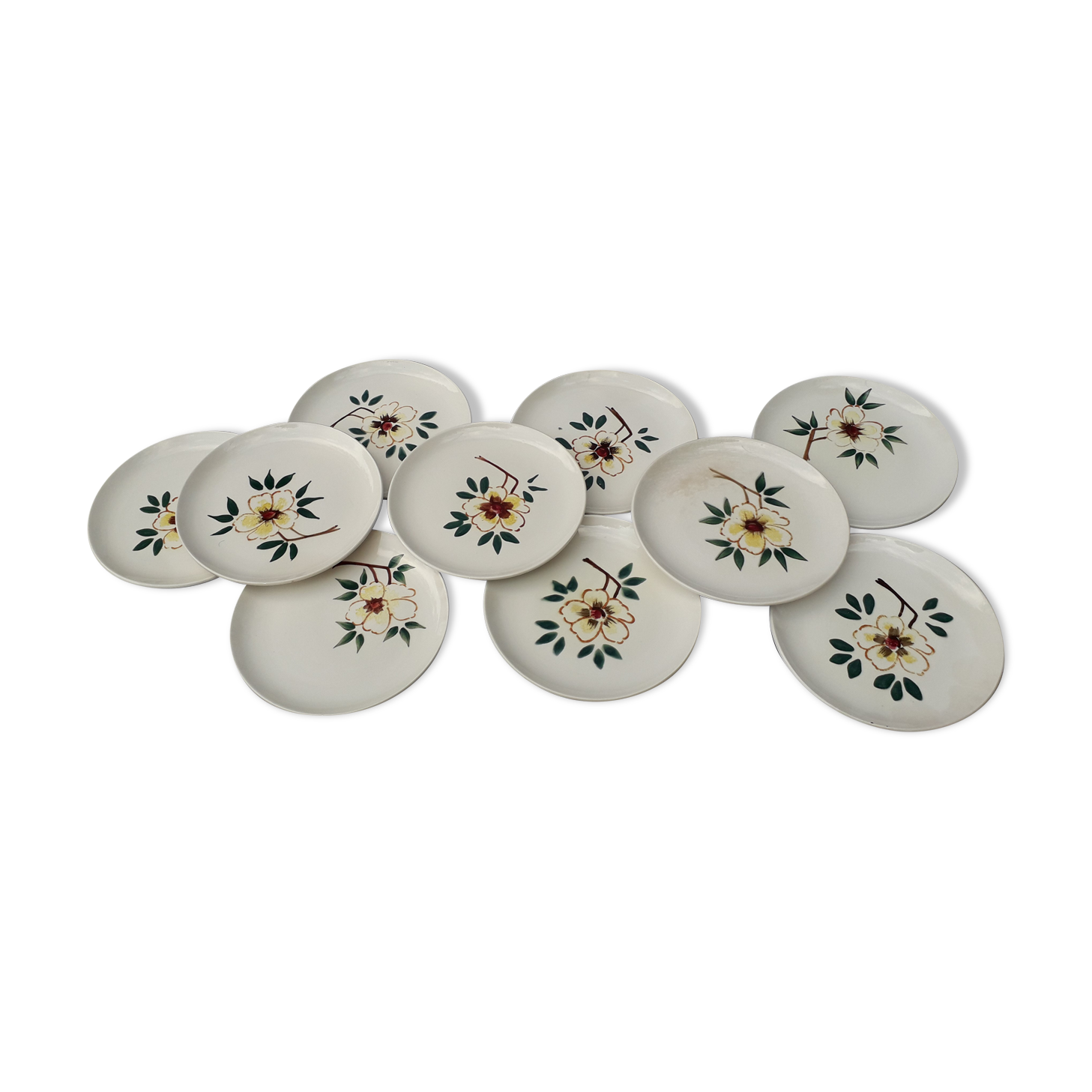 10 ceranord dessert plates