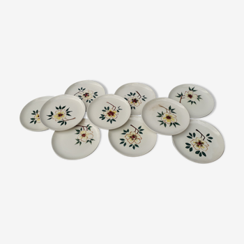 10 ceranord dessert plates