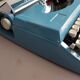 Machine à écrire brother nogamatic 200 bleue vintage
