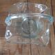 Decorative basket in glass paste