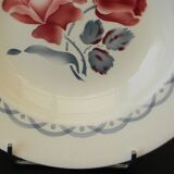 6 deep plates in earthenware digoin sarreguemines. model cannes.