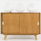 Set of 3 ceiling lamps, 1950s
