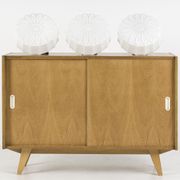 Set of 3 ceiling lamps, 1950s