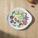 Plat à tarte / gâteau vintage motif fruits Grünstadt - Années 1960