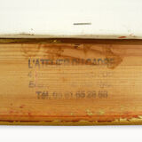 Great oil on canvas by Jeanne Piquemal. Ariegean painter. Year 50 70