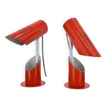 Space Age foldable table lamps from Szarvasi, 1960s