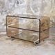 Michel Dumas plexi side table for Roche Bobois, 1970