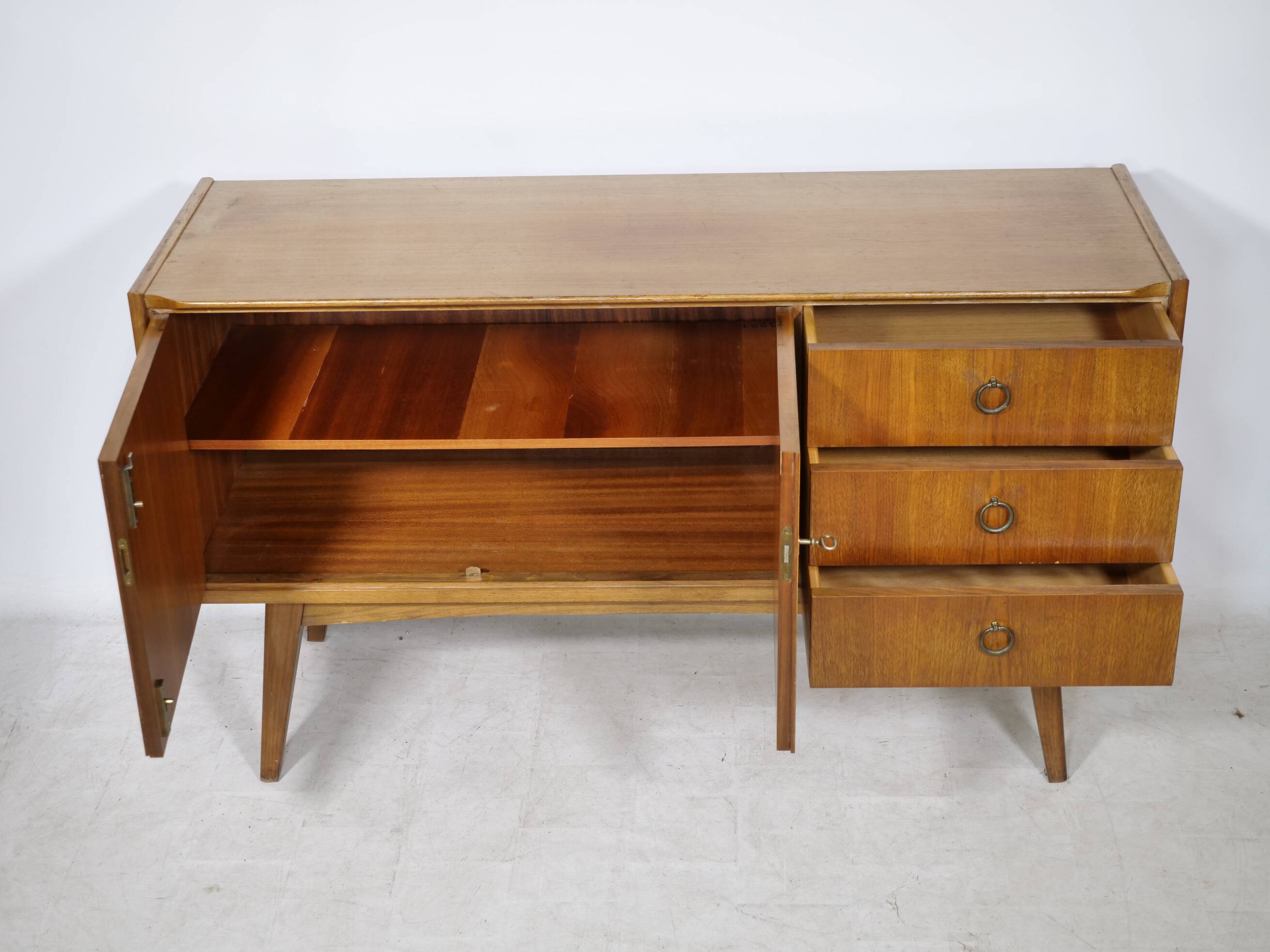 Mid Century Walnut Sideboard, 1960s