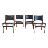 Series of four chairs by Erik Buch