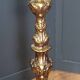 French Baroque standing bronze floor lamp